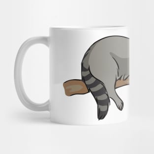 A sleepy racoon Mug